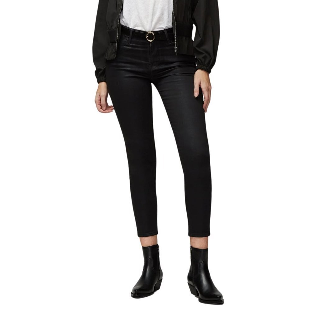 FRAME Le High Skinny Coated Noir Coated Jeans NWT 31 - Picture 2 of 14